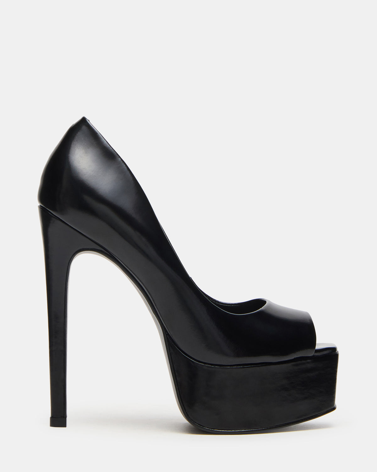 IVES Black Box Platform Square-Toe Stiletto Women's Heel | Steve Madden Trusted