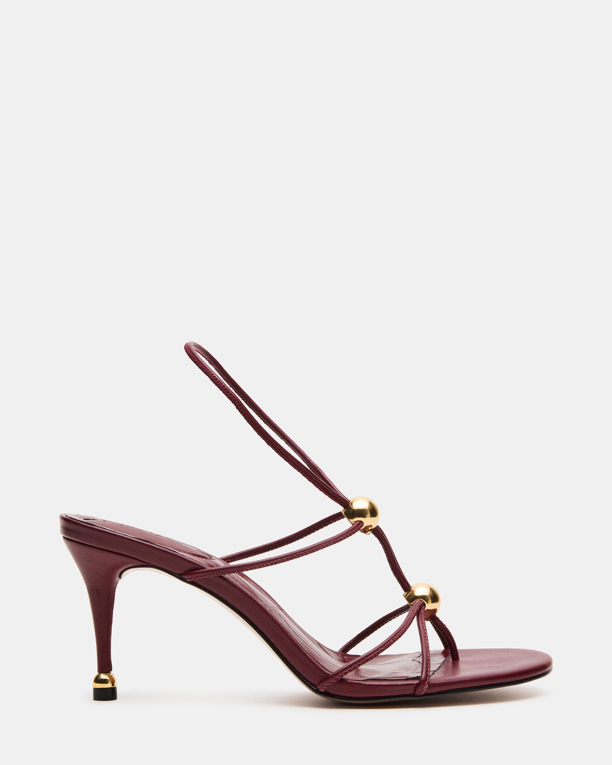 RAMOS Wine Strappy Stiletto Women's Heel | Steve Madden Customer Favorite