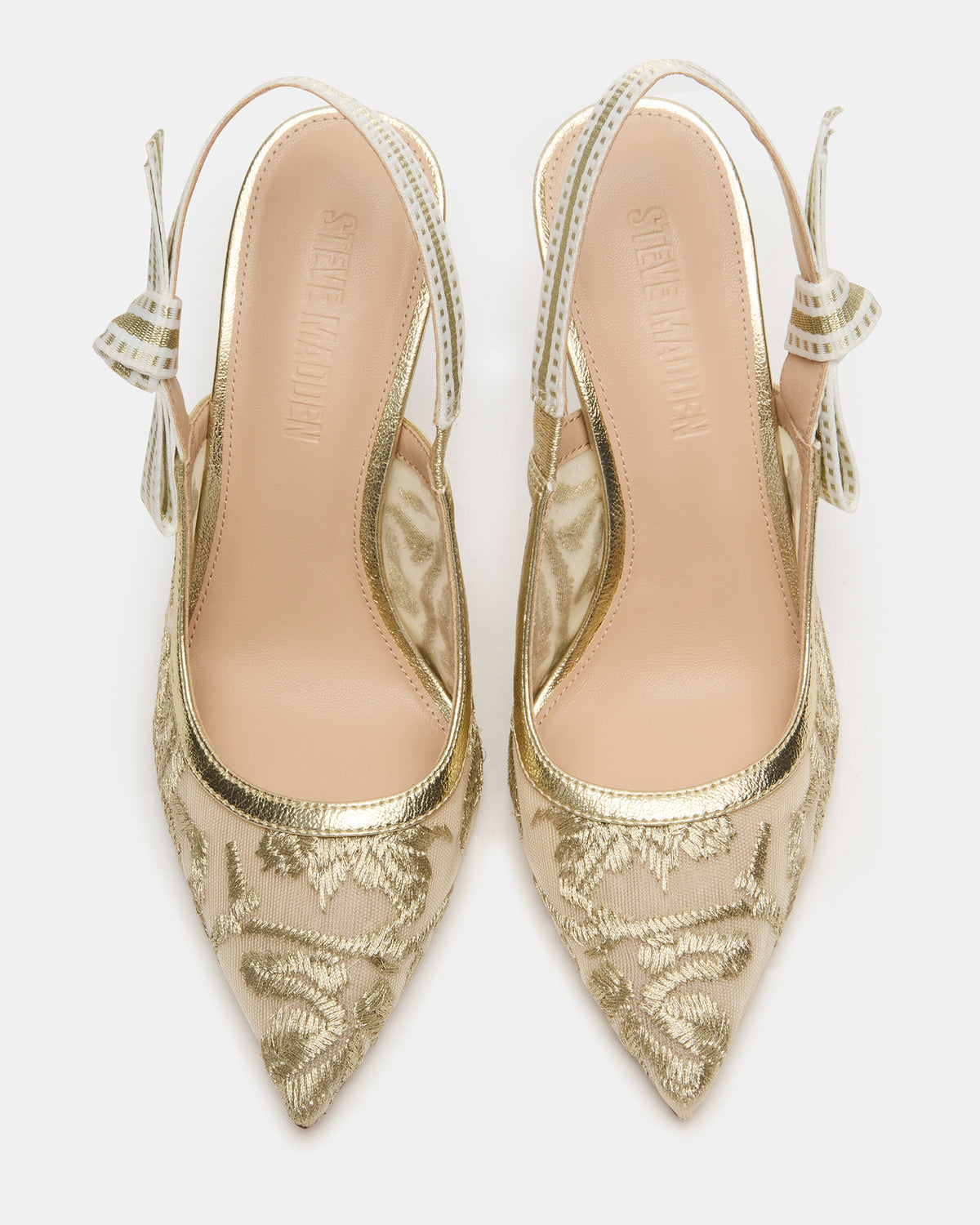 BRI Gold Multi Slingback Pump Women's Heel | Steve Madden Hot Sale