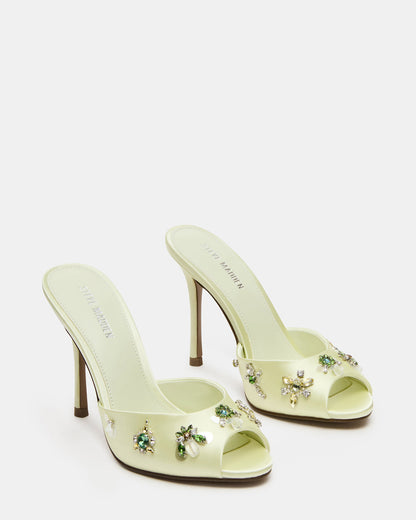 PRIYA Butter Yellow Stones Mule Women's Heel | Steve Madden Special Offer