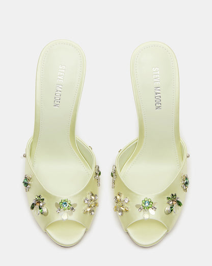 PRIYA Butter Yellow Stones Mule Women's Heel | Steve Madden Special Offer