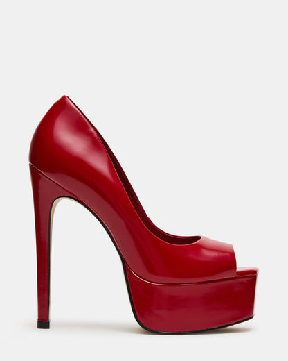 IVES Red Box Platform Square-Toe Stiletto Women's Heel | Steve Madden Recommended
