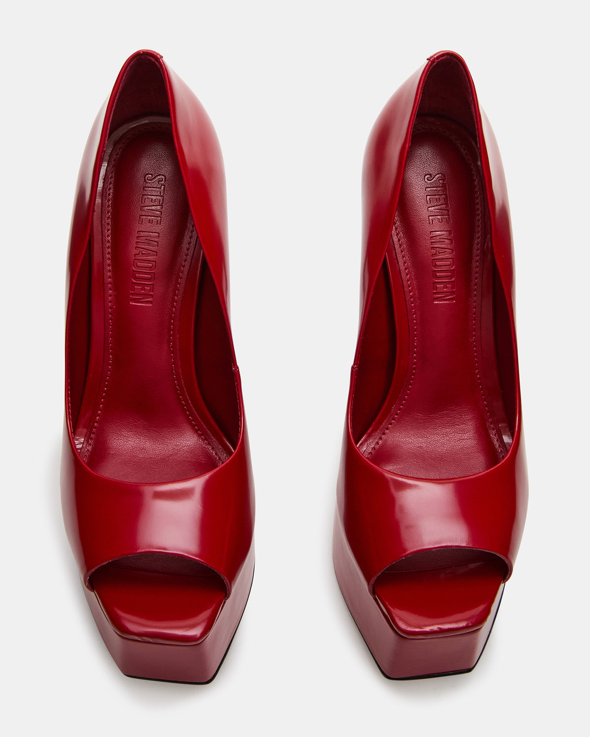 IVES Red Box Platform Square-Toe Stiletto Women's Heel | Steve Madden Recommended