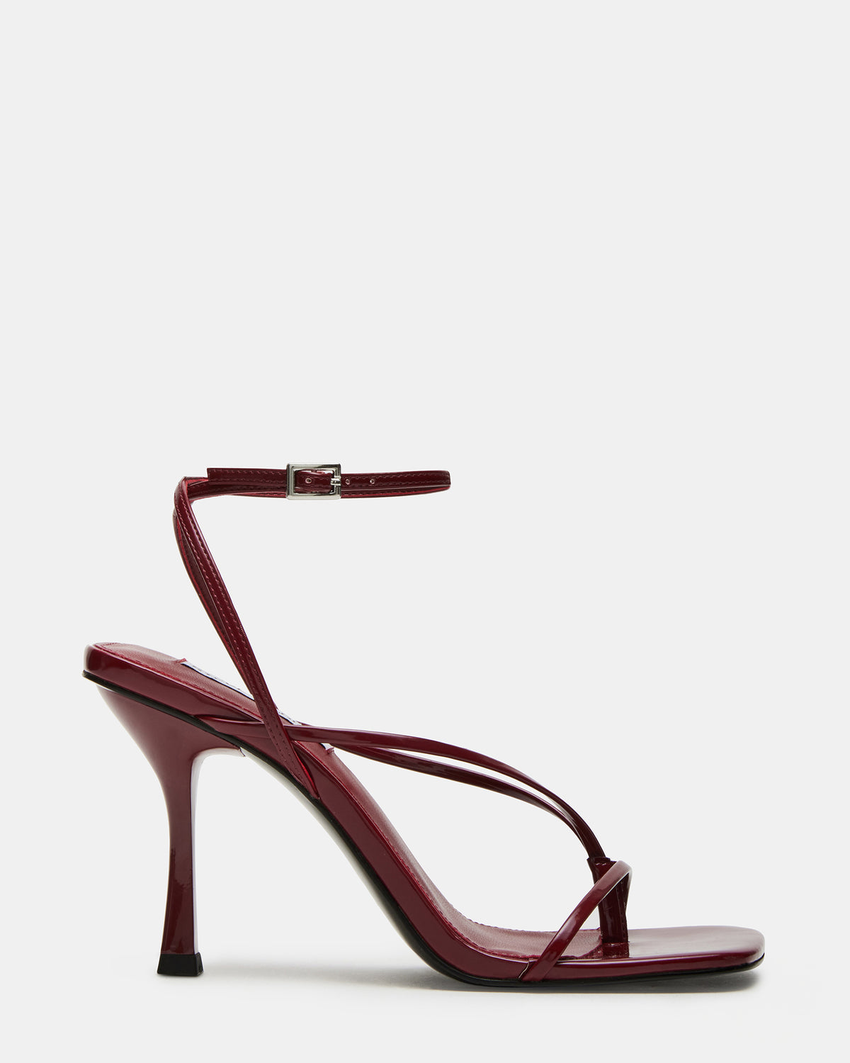 ANNIE Wine Women's Strappy Square Toe Heel | Steve Madden Exclusive