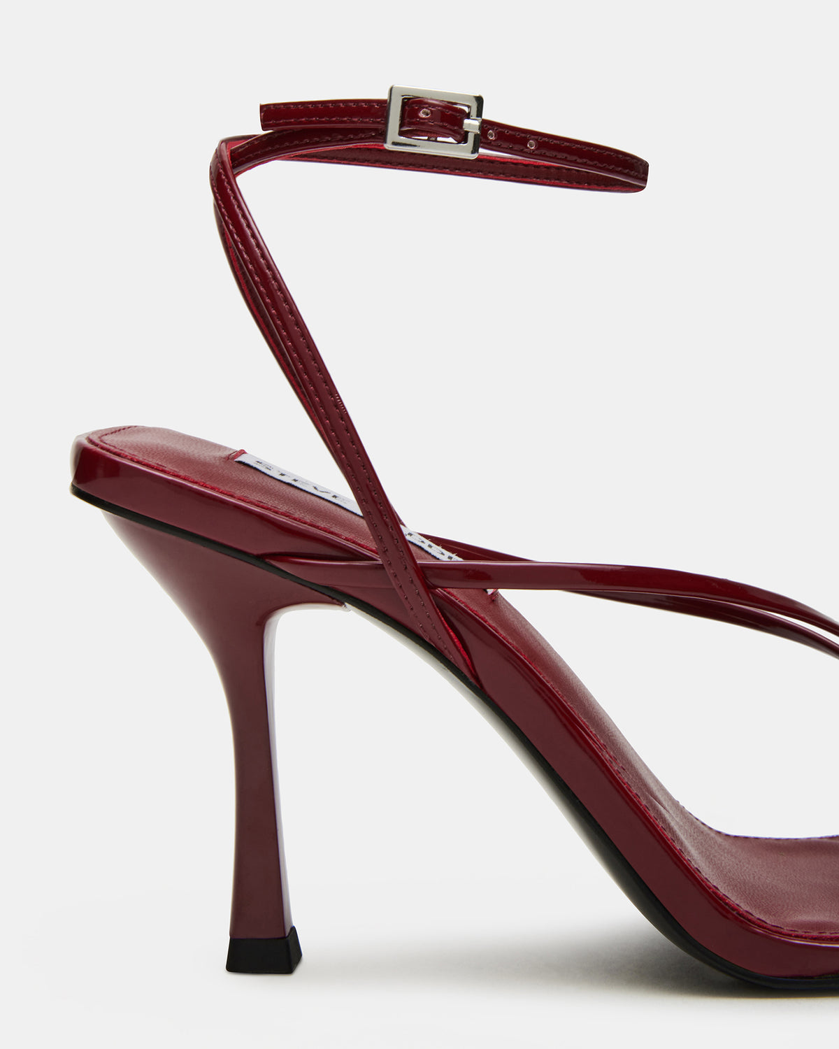 ANNIE Wine Women's Strappy Square Toe Heel | Steve Madden Exclusive