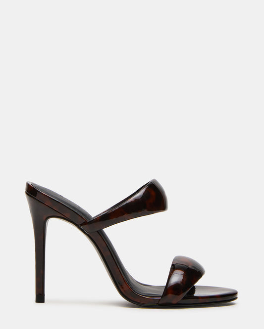 SATURN Tortoise Stiletto Mule Women's Heel | Steve Madden Latest