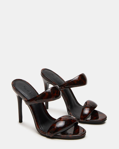 SATURN Tortoise Stiletto Mule Women's Heel | Steve Madden Latest