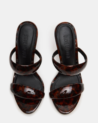 SATURN Tortoise Stiletto Mule Women's Heel | Steve Madden Latest