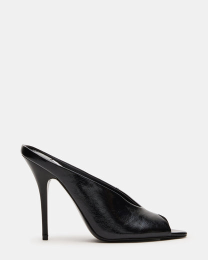AGAZE Black Peep-Toe Stiletto Women's Heel | Steve Madden Everyday