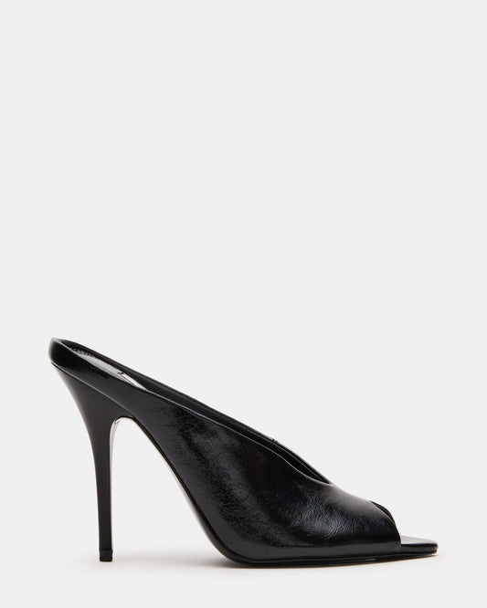 AGAZE Black Peep-Toe Stiletto Women's Heel | Steve Madden Everyday