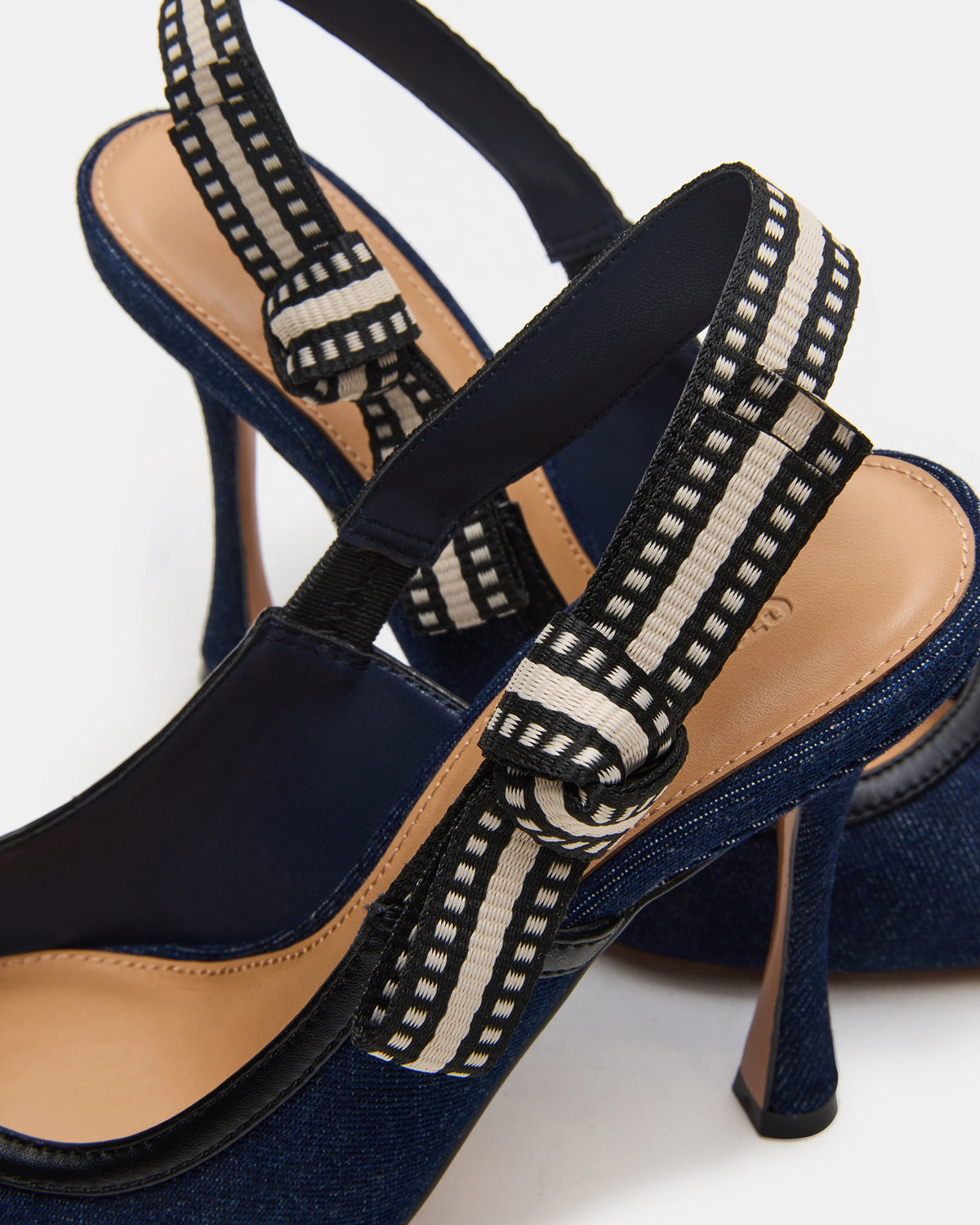 BRI Dark Denim Slingback Pump Women's Heel | Steve Madden Featured