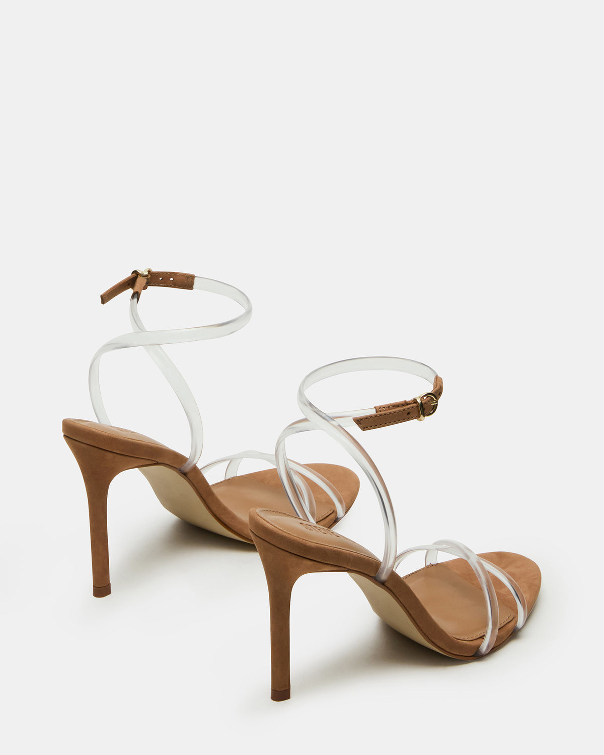 JYPSEY Clear Strappy Stiletto Women's Heel | Steve Madden Customer Favorite
