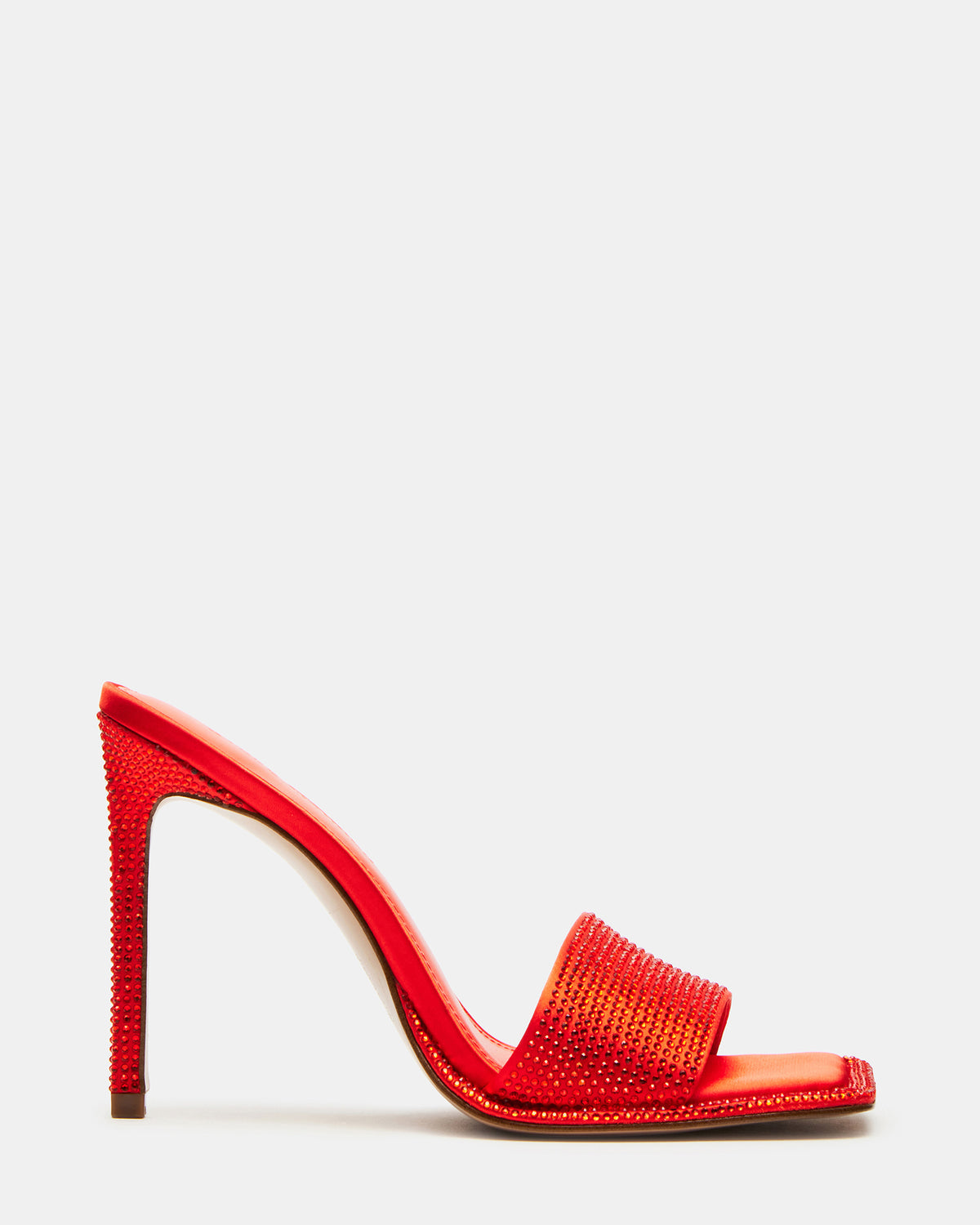 YARA Orange Women's Square-Toe Mule Heel | Steve Madden Best Seller