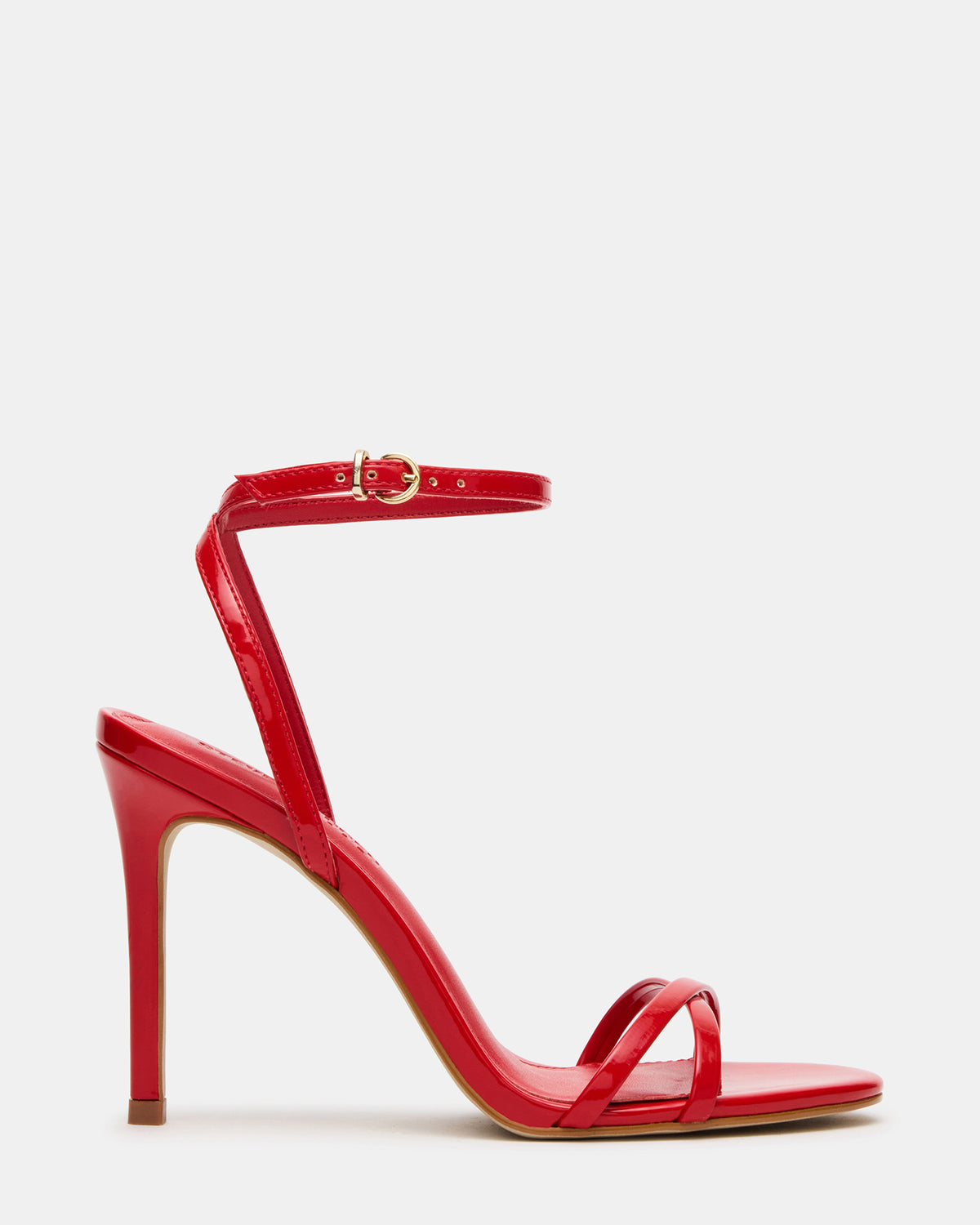 JYPSEY Red Patent Strappy Stiletto Women's Heel | Steve Madden Deals