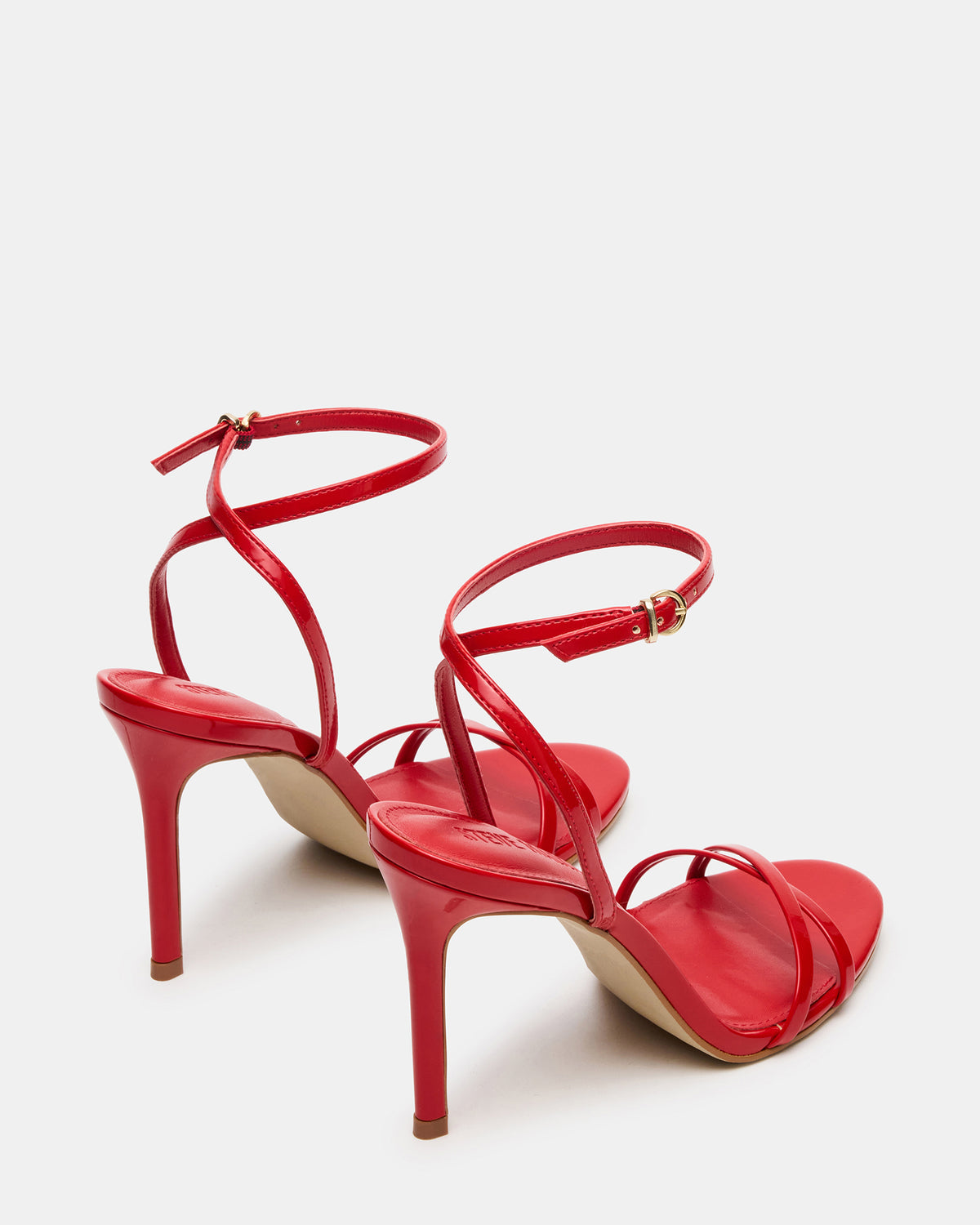 JYPSEY Red Patent Strappy Stiletto Women's Heel | Steve Madden Deals