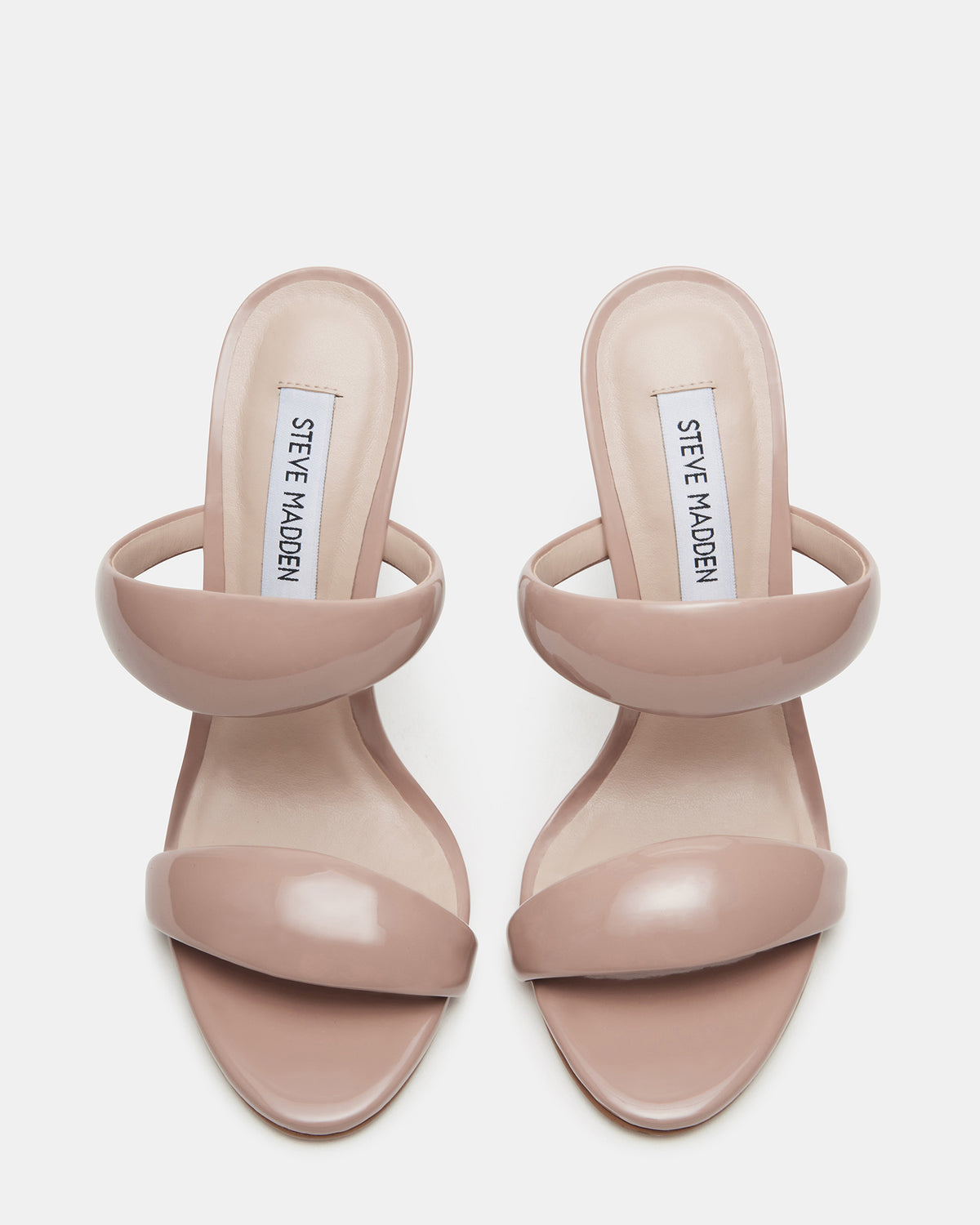 SATURN Blush Patent Stiletto Mule Women's Heel | Steve Madden Classic