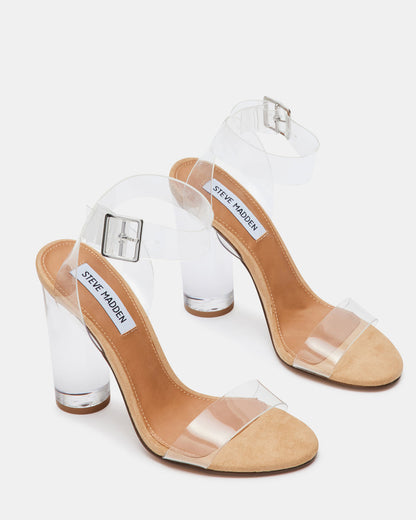 CLEARER Clear Heels | Women's Clear Block Heel | Steve Madden Deals