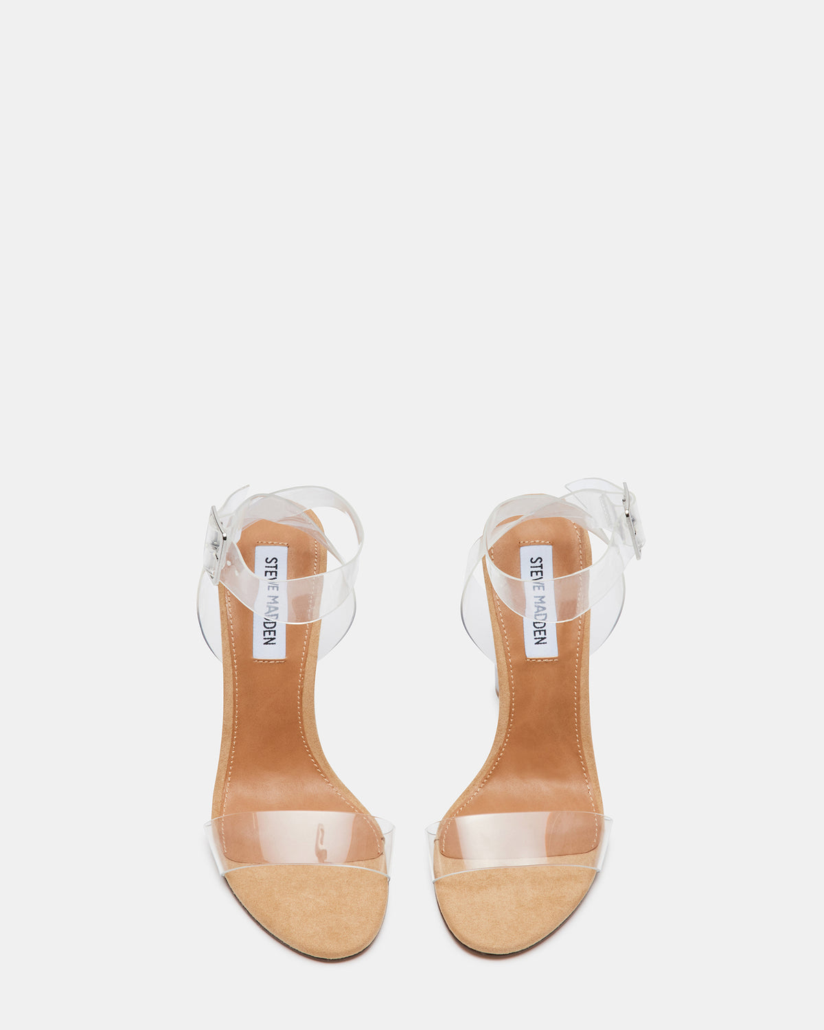CLEARER Clear Heels | Women's Clear Block Heel | Steve Madden Deals