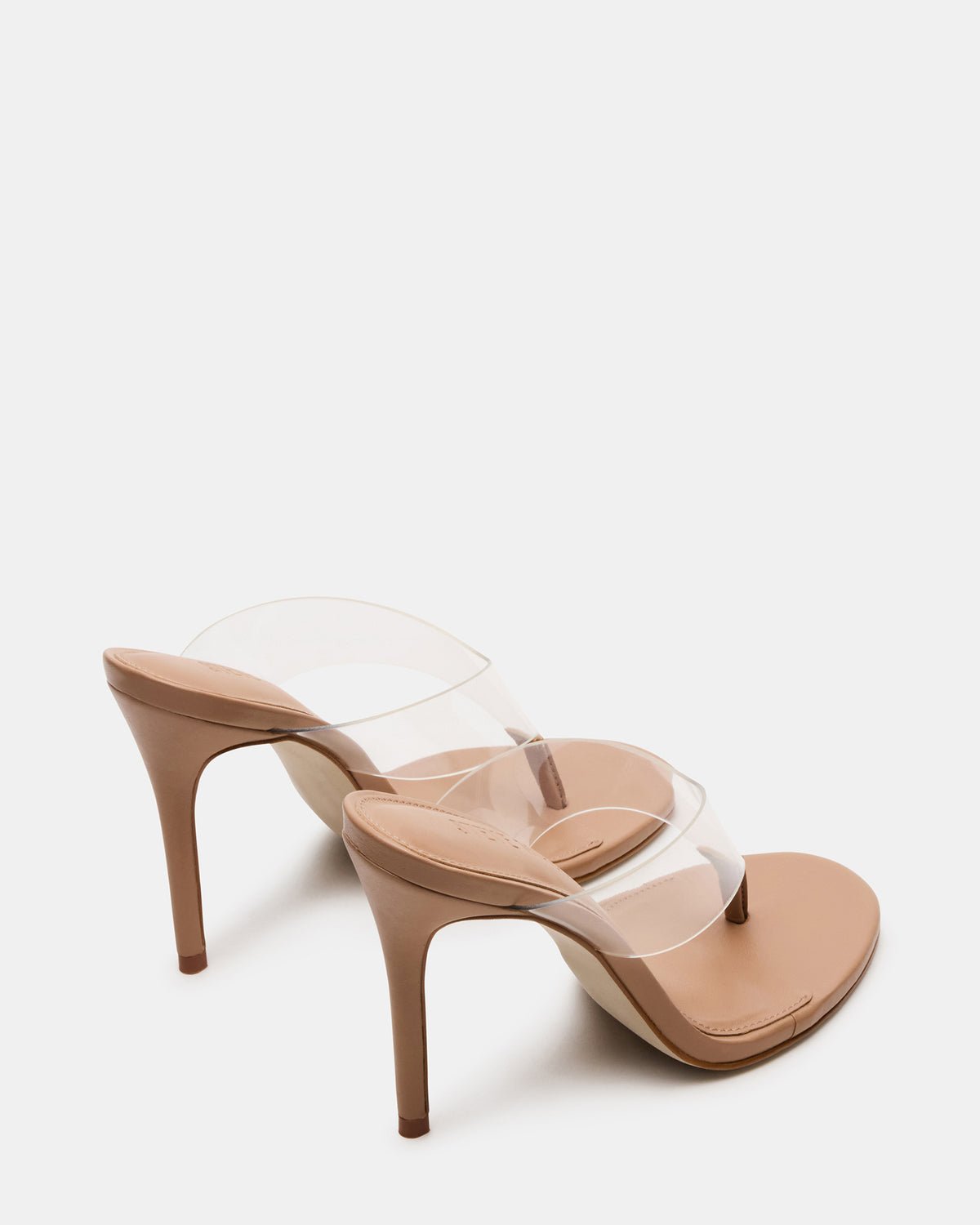 SABINE Clear Thong Mule Heel Women's Heel | Steve Madden Deals