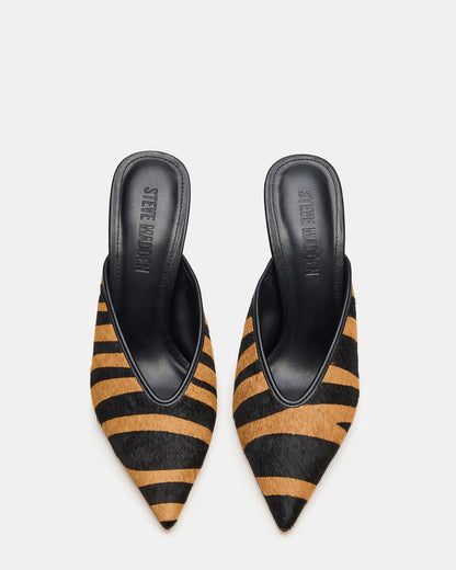 LITA Tiger Pointed-Toe Mule Pump Women's Heel | Steve Madden Trending