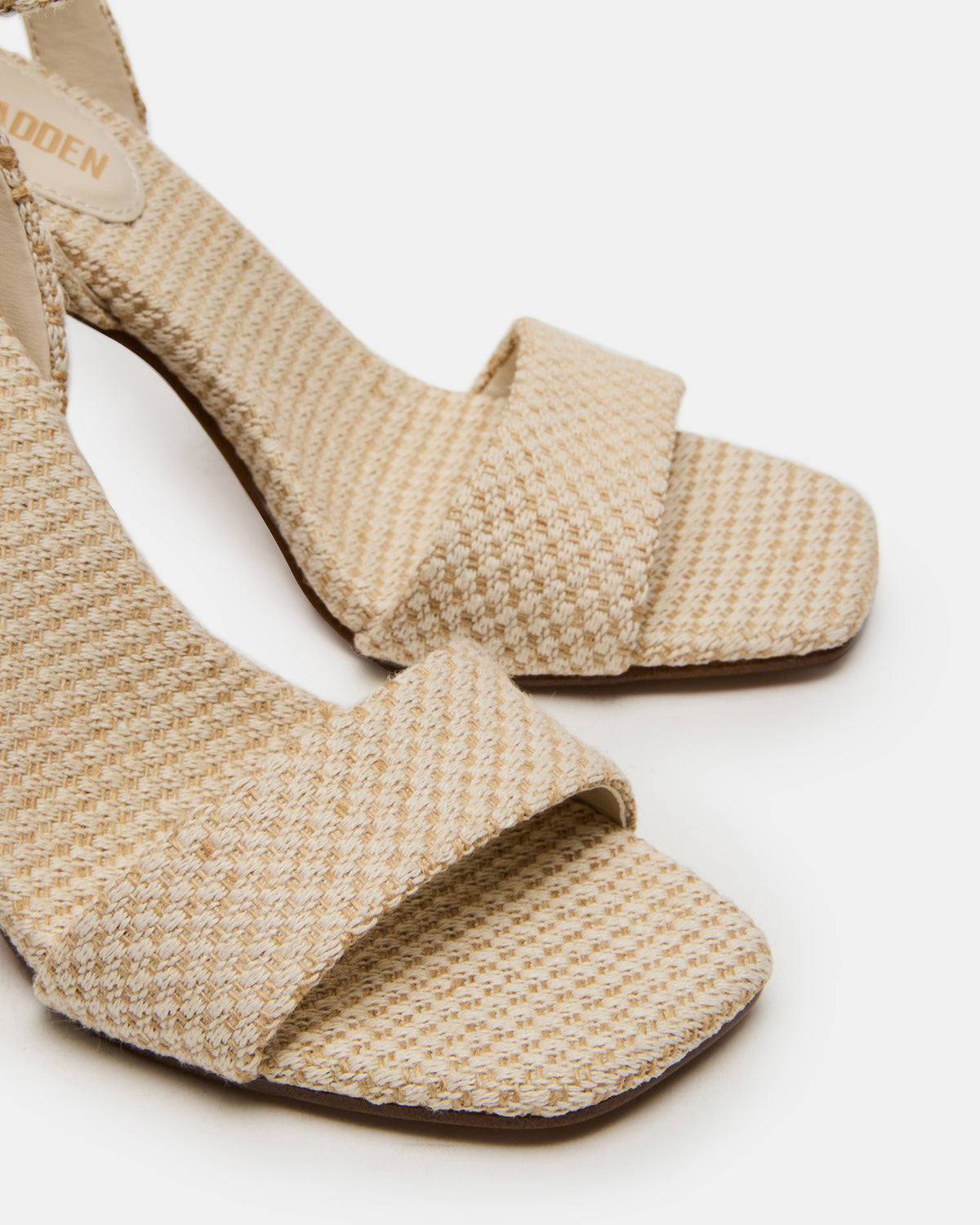 MESSA Raffia Women's Square-Toe Block Heel | Steve Madden Great Value