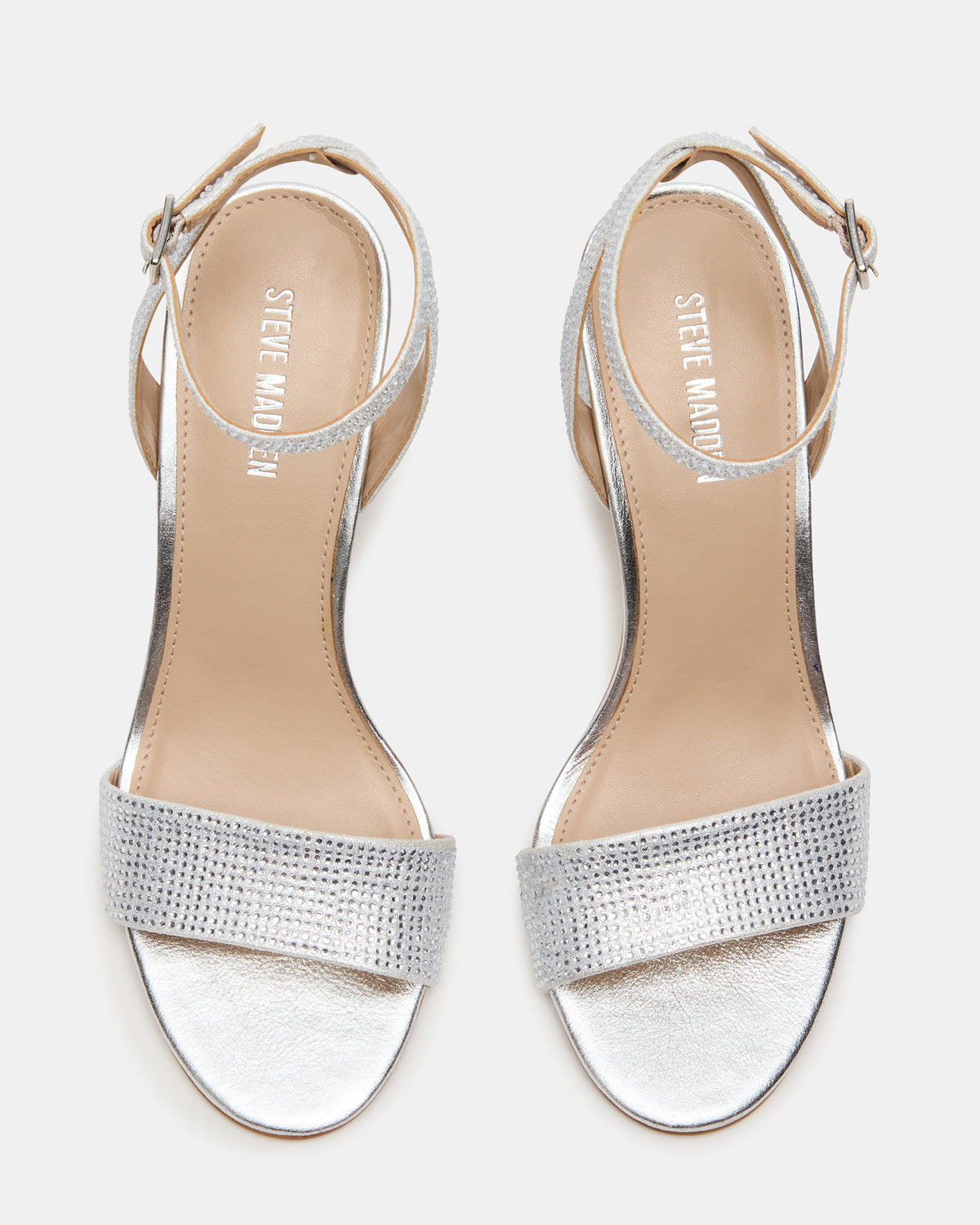 LARAH Rhinestone Rounded Toe Block Heel Women's Heel | Steve Madden Trusted