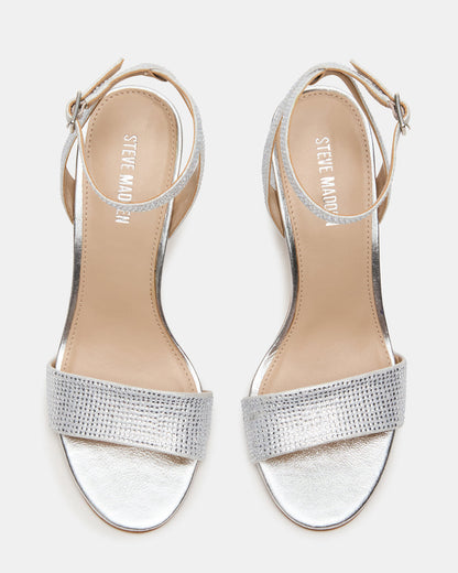 LARAH Rhinestone Rounded Toe Block Heel Women's Heel | Steve Madden Trusted