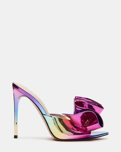 AFFINITY Metallic Multi Women's Pointed-Toe Stiletto Mule Heel | Steve Madden Discount