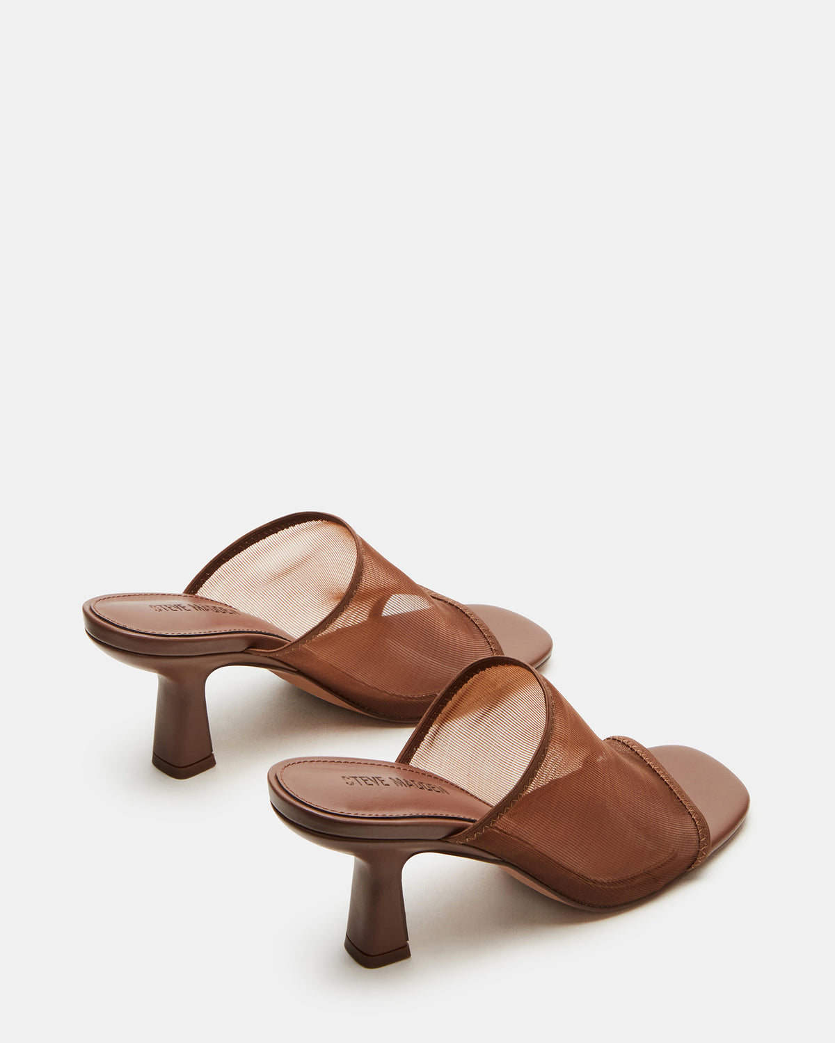 GLEAM Brown Women's Square-Toe Mule Heel | Steve Madden Popular
