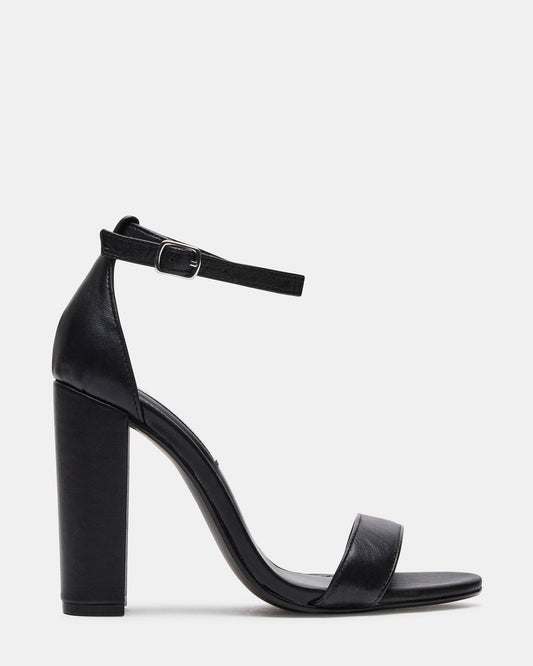 CARRSON Black Leather Women's Heel | Steve Madden New