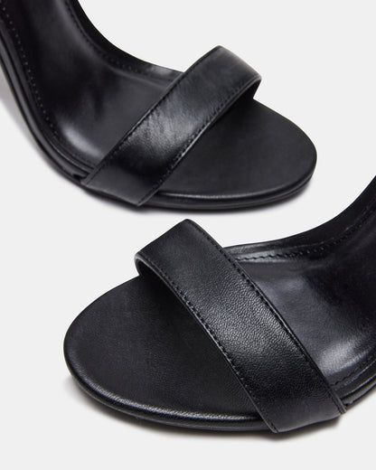 CARRSON Black Leather Women's Heel | Steve Madden New