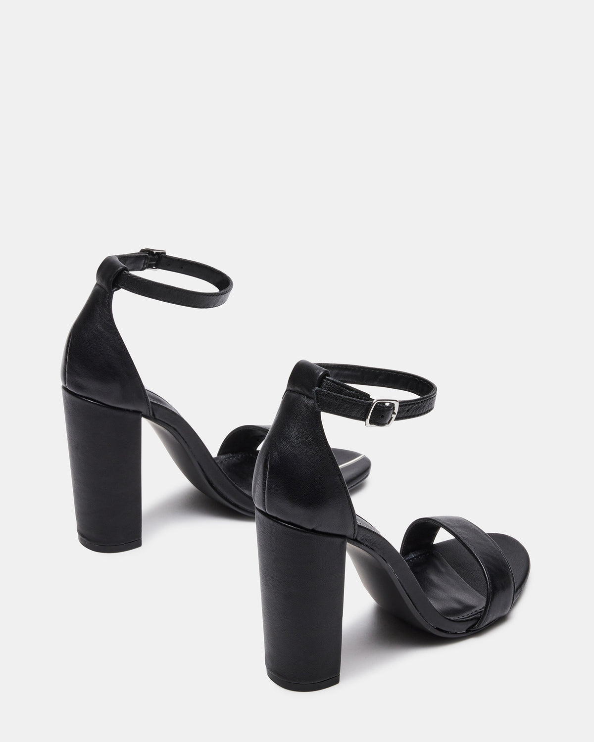 CARRSON Black Leather Women's Heel | Steve Madden New