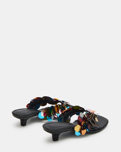 TRACIE Bright Multi Thong Strap Women's Kitten Heel | Steve Madden Discount