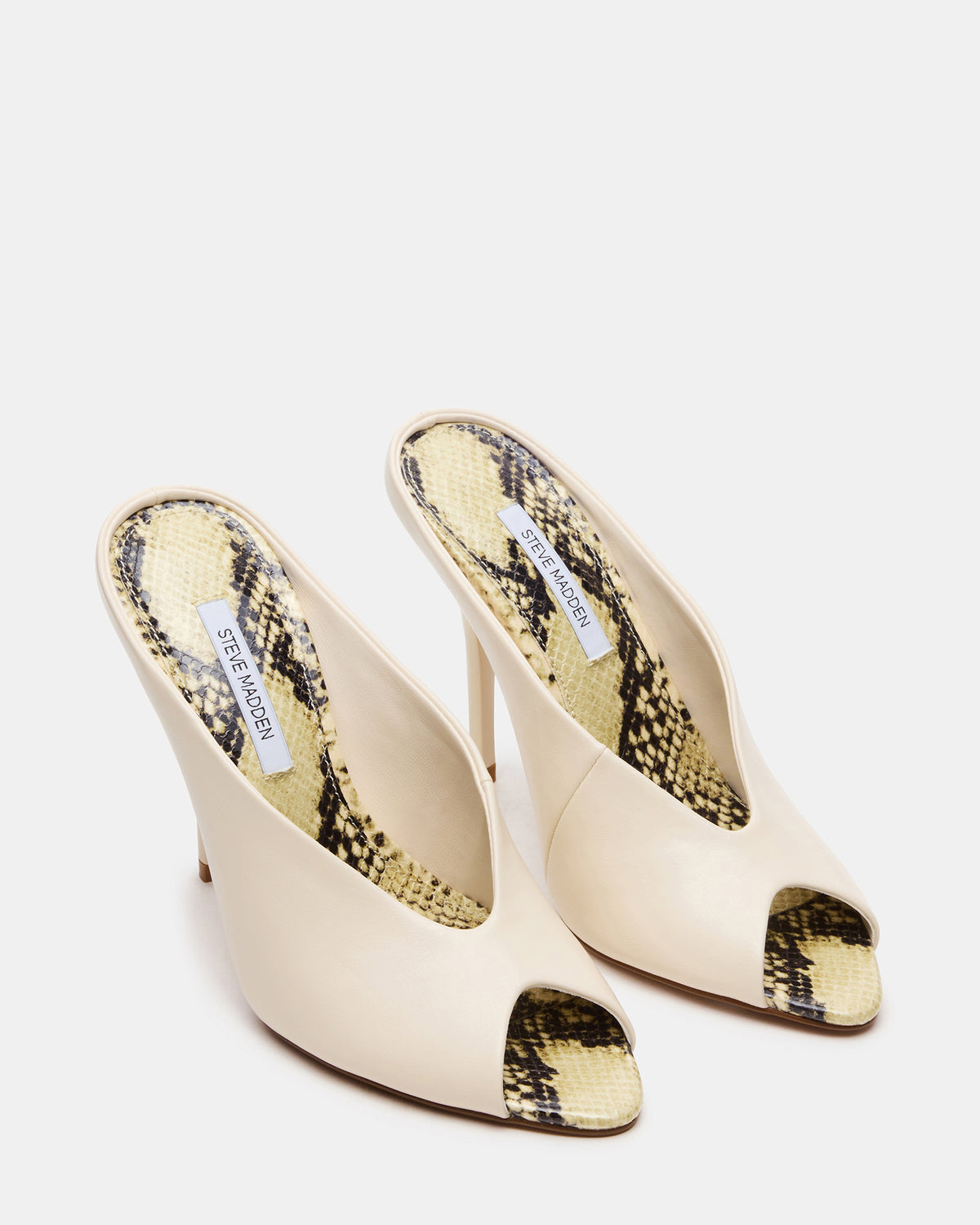 AGAZE Bone Multi Peep-Toe Stiletto Women's Heel | Steve Madden Essential