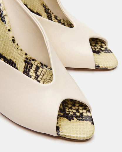 AGAZE Bone Multi Peep-Toe Stiletto Women's Heel | Steve Madden Essential