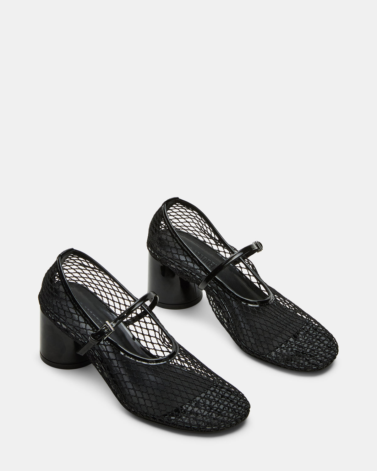 RAYNOR Black Women's Mary Jane Mesh Block Heel | Steve Madden Everyday