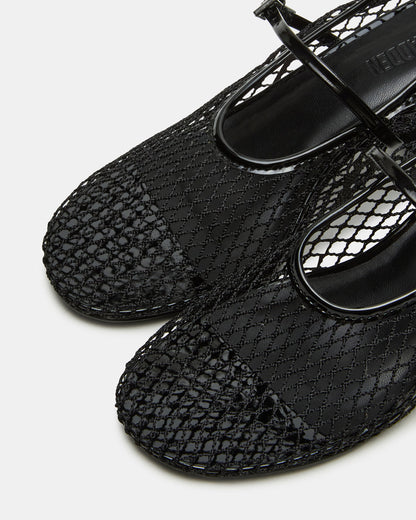 RAYNOR Black Women's Mary Jane Mesh Block Heel | Steve Madden Everyday
