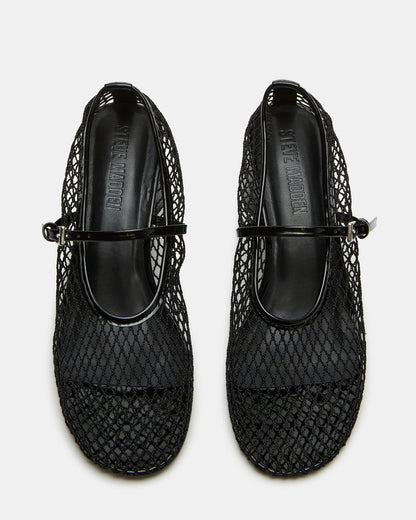 RAYNOR Black Women's Mary Jane Mesh Block Heel | Steve Madden Everyday