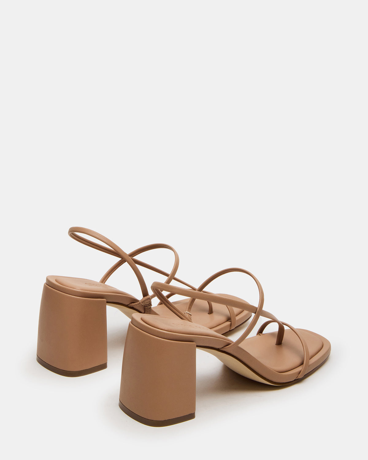 DIORA Natural Women's Strappy Square-Toe Heel | Steve Madden Deals