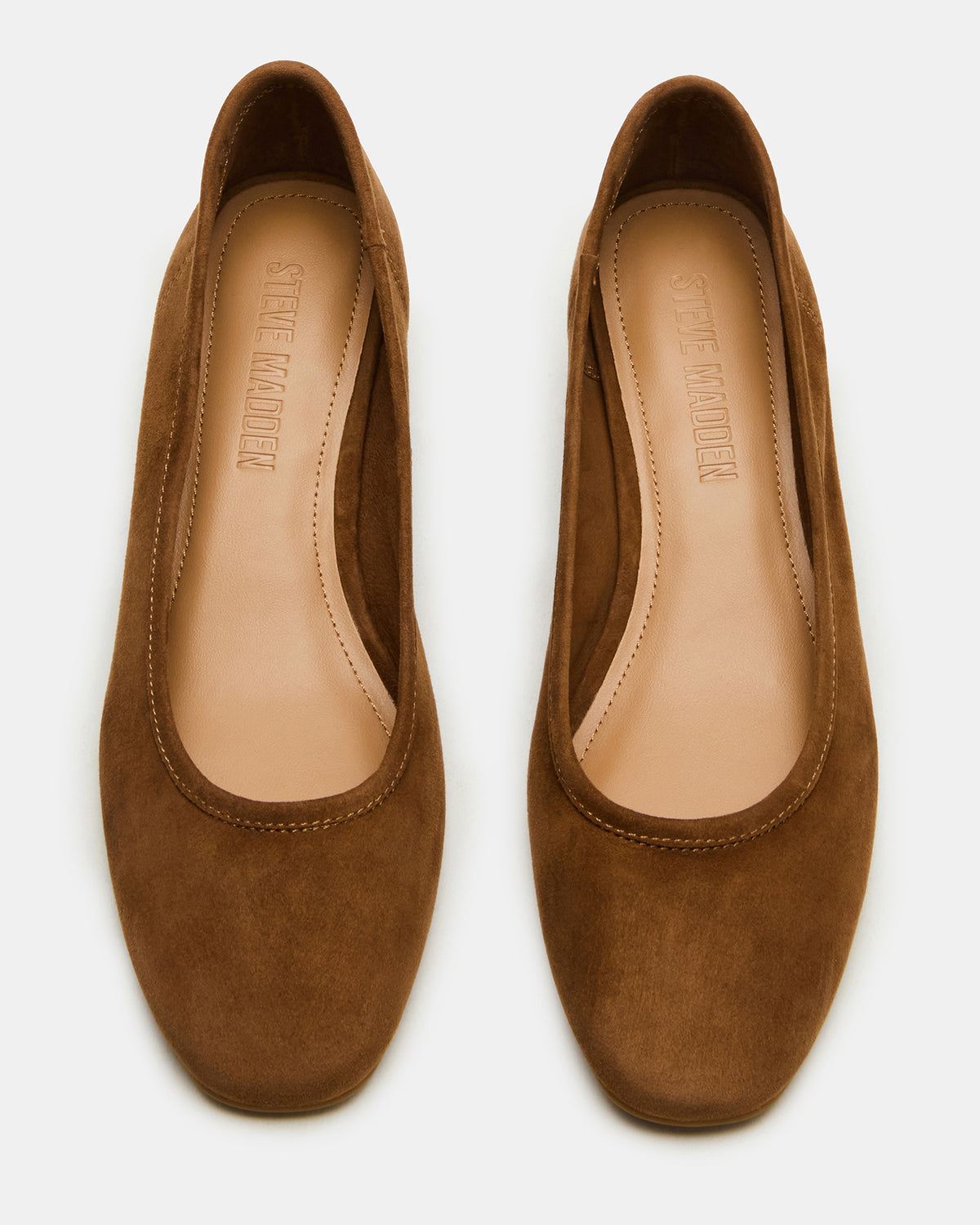MOLLIE Chestnut Suede Ballet Women's Block Heels | Steve Madden Popular