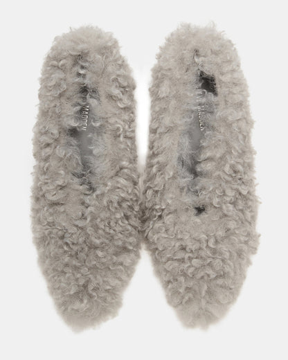 ACHILLES Light Blue Pointed-Toe Faux Fur Stiletto Women's Heel | Steve Madden Trending