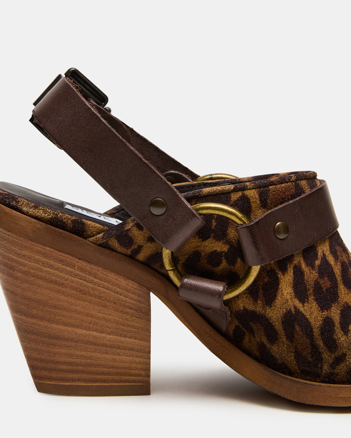 TALIKA Leopard Suede Pointed-Toe Buckle Slingback Women's Heel | Steve Madden Exclusive