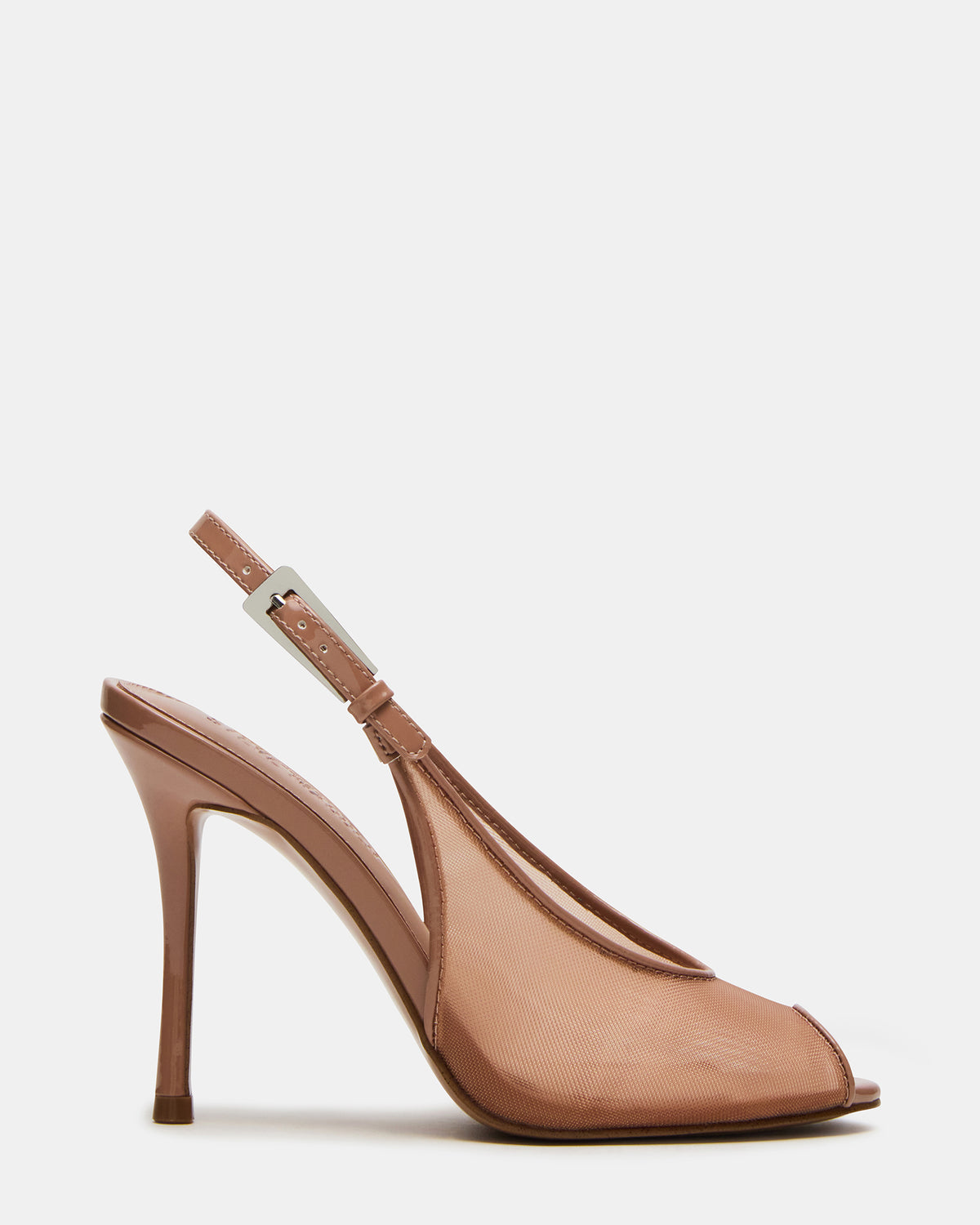 PRESCOTT Natural Mesh Women's Slingback Stiletto Heel | Steve Madden Trusted