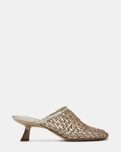 XRAY Gold Women's Caged Net Mule Heel | Steve Madden Essential