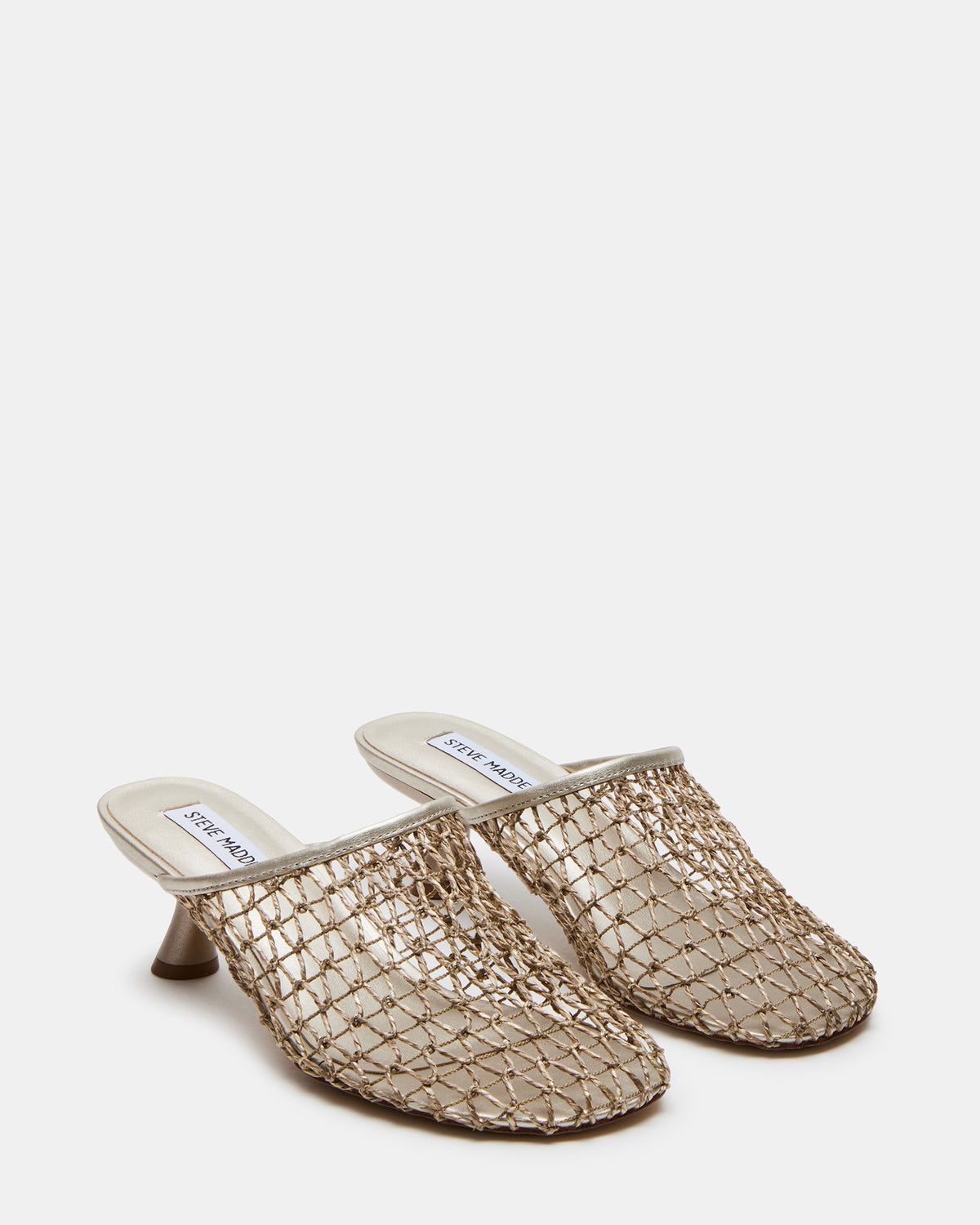 XRAY Gold Women's Caged Net Mule Heel | Steve Madden Essential