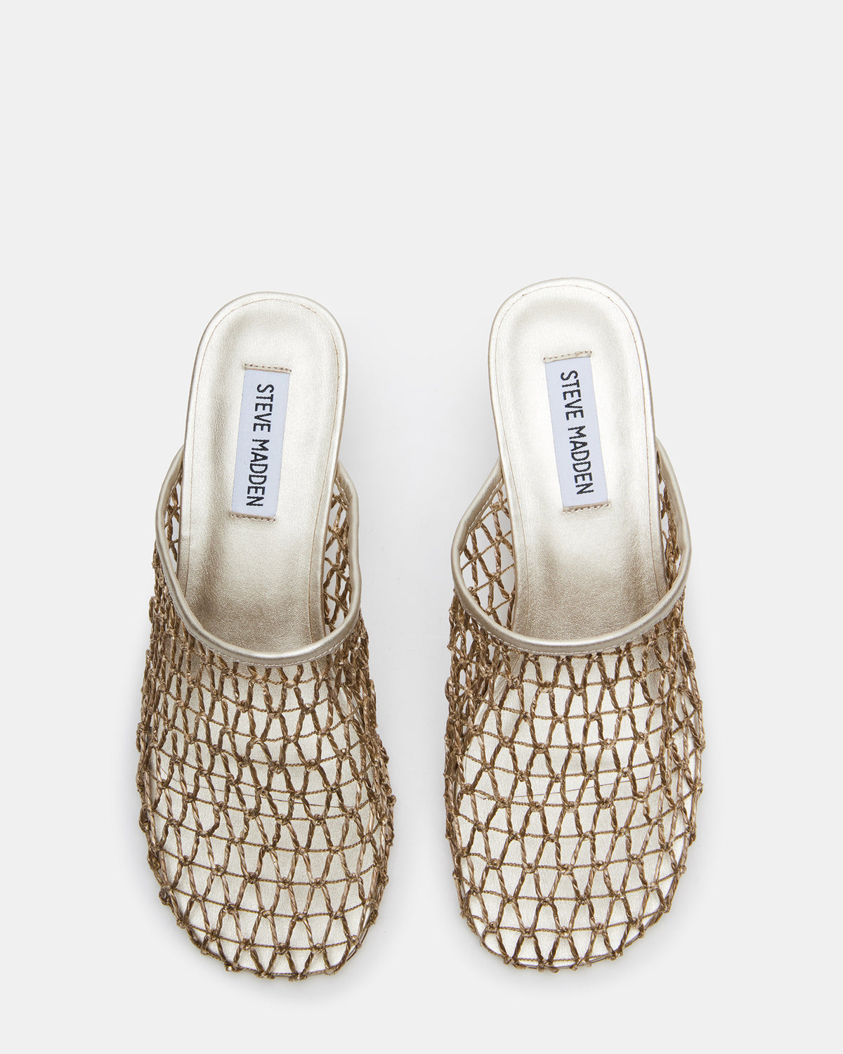 XRAY Gold Women's Caged Net Mule Heel | Steve Madden Essential