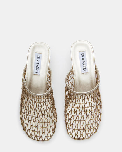 XRAY Gold Women's Caged Net Mule Heel | Steve Madden Essential