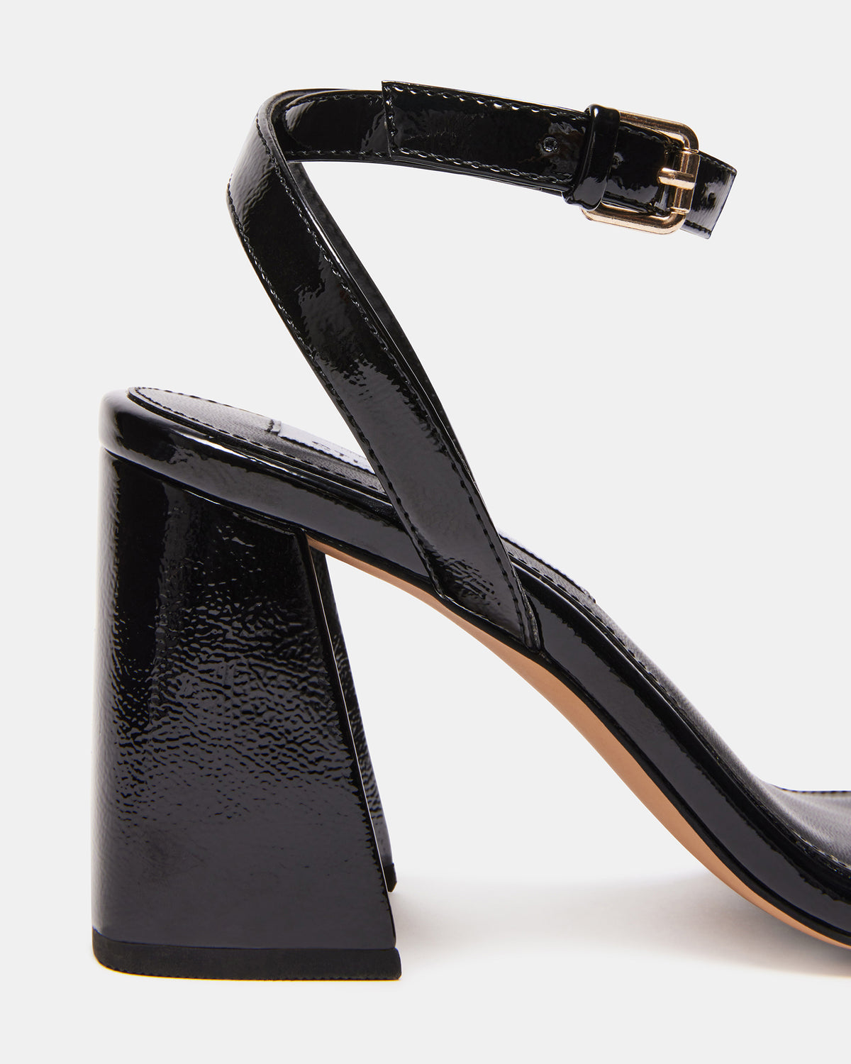 GRETIN Black Square Toe Heels | Women's Heels | Steve Madden Sale