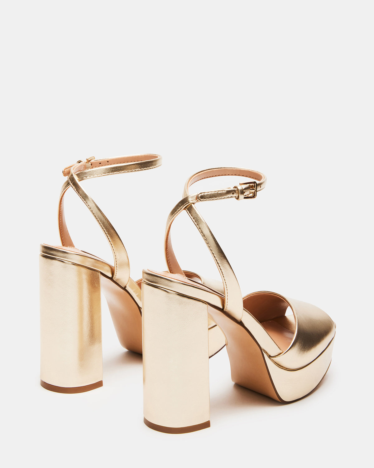 LOURDES Champagne Platform Heel | Women's Heels | Steve Madden Top Pick