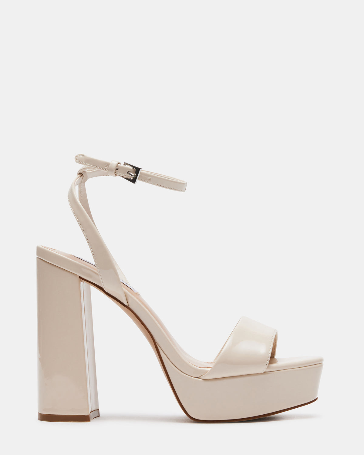 LESSA Bone Patent Platform Block Heel | Women's Heels | Steve Madden Top Pick